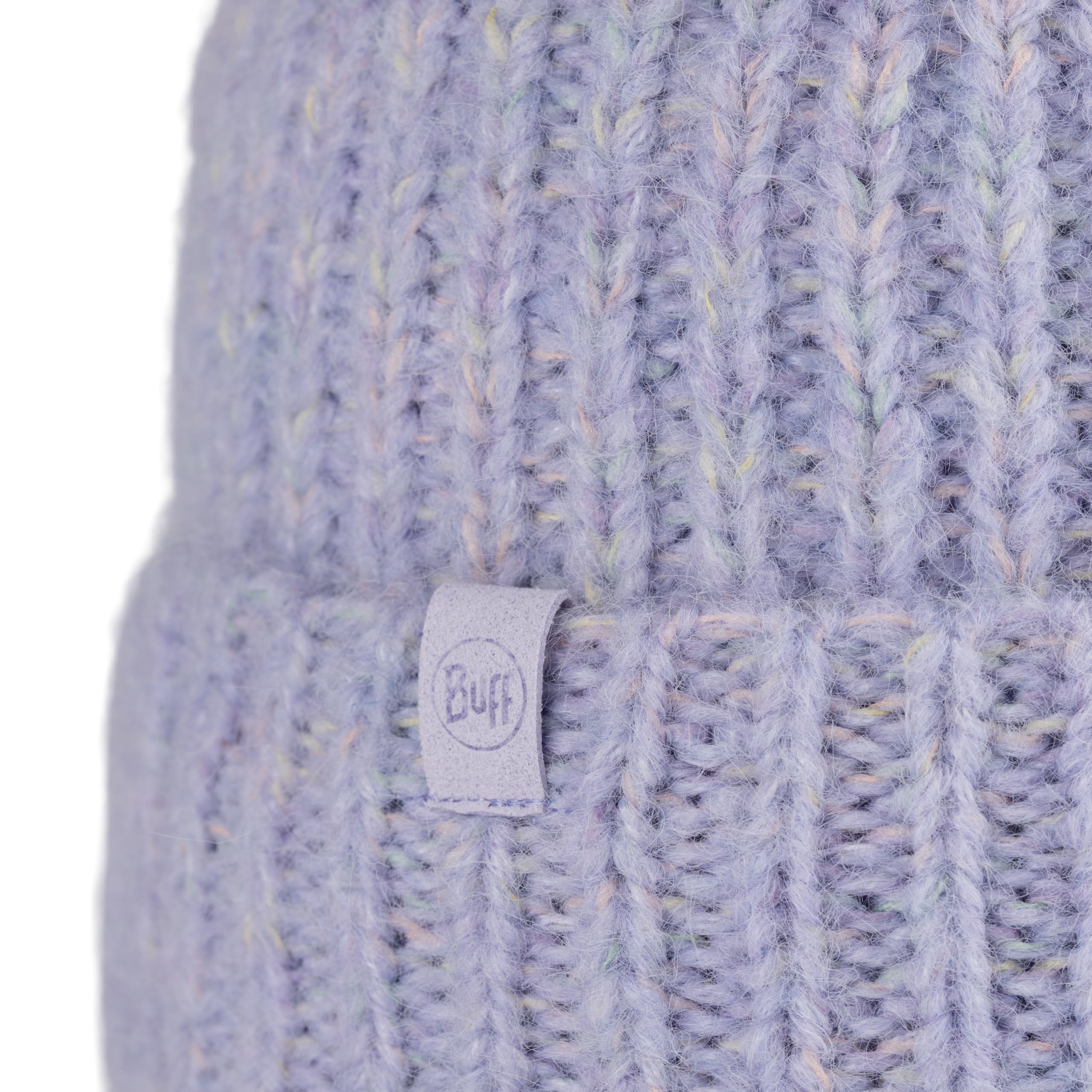 Buff| Braga de cuello Knitted & Fleece Frio Extremo, Practico, Versatil, Moda, Aislamiento termico, Comodo Hombre Mujer Talla única Lilac