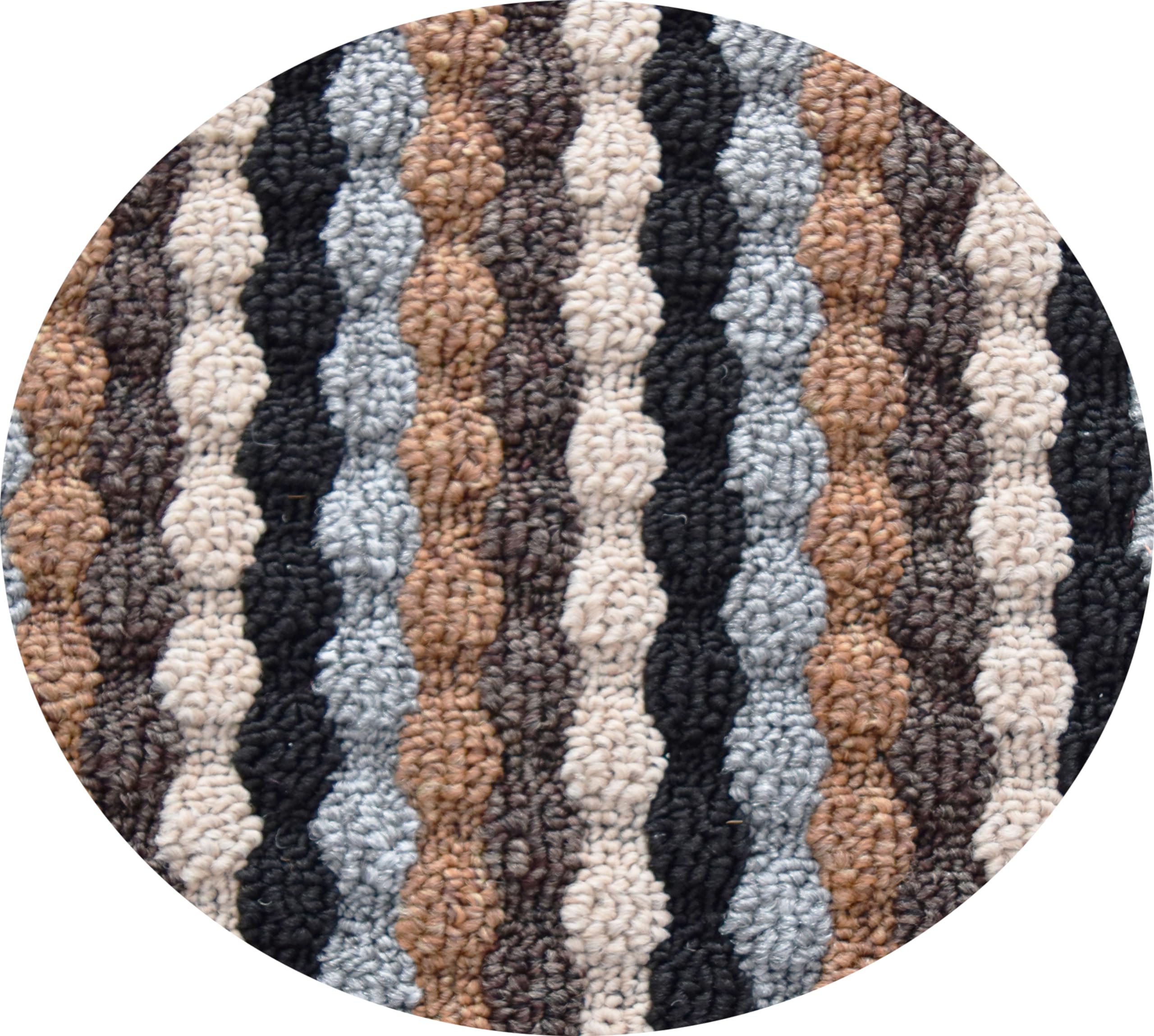 SrS Rugs® Non Slip Kitchen Door Mats & Hallway Runners Washable Rug UK (Black | Brown | Grey, 80cm x 140cm) — image 1