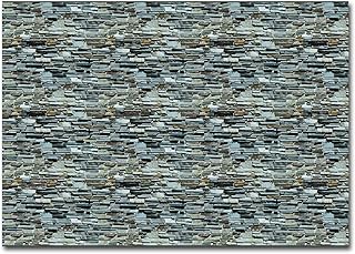 Busch 7421 Wall Card Layered Stone HO Scenery Scale Model Scenery