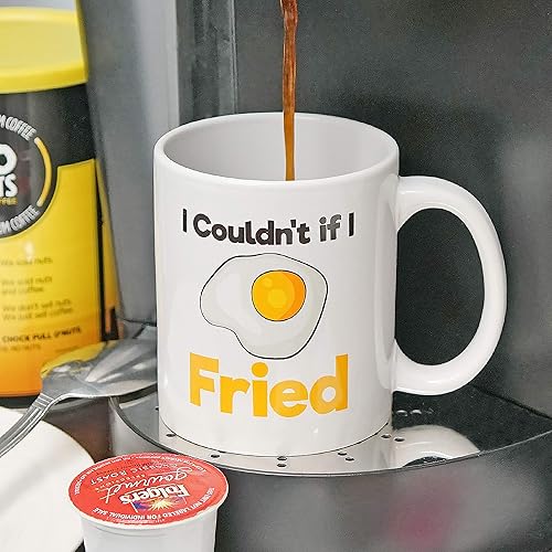 Miniatura 5 de Fairly Odd Novelties FON-10318 Go Bacon My Heart - Juego de 2 tazas de café con diseño de imagen de conejito, taza de técacao, divertido regalo de