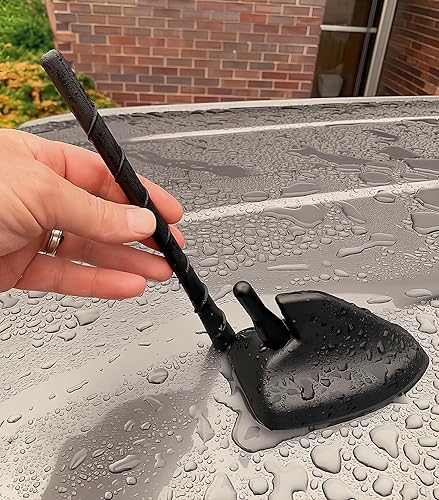 Miniatura 4 de Antena corta para camión Ford Maverick 2019-2026, repuesto de antena de automóvil - Se mezcla perfectamente con el vehículo, aluminio de 2 ″