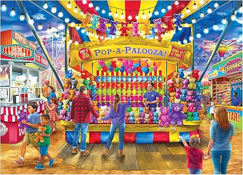 Miniatura 8 de RoseArt - Bigelow Country - Grandpa's Garage - Rompecabezas de 1000 piezas, autos nostálgicos y rompecabezas de escena vintage para adultos