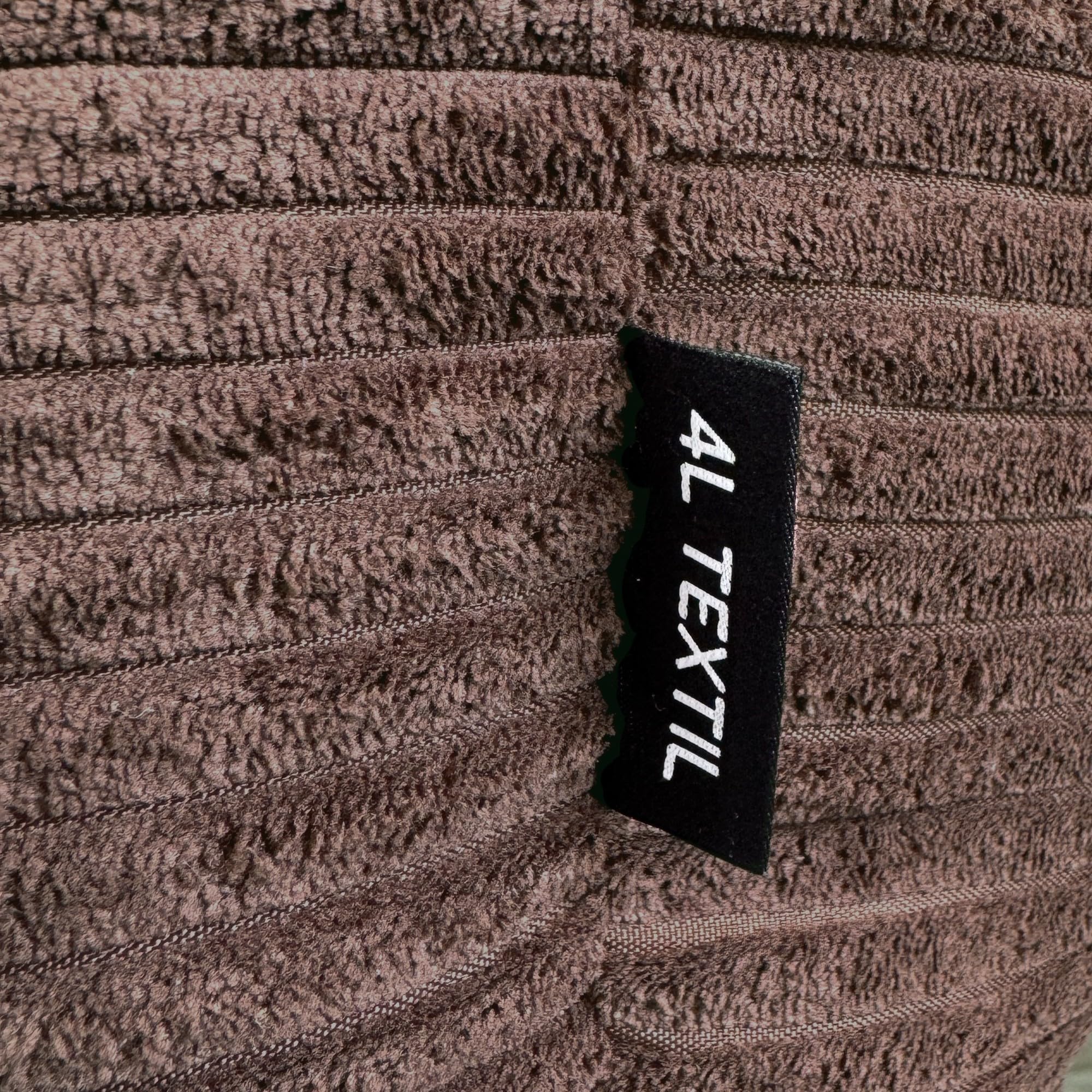4L Textil Zugluftstopper Durchzugstopper aus Cord Windstopper für Türen und Fenster Luftzugstopper für Tür Türschlange Türrolle 70 cm 80 cm 90 cm 100 cm 150 cm (Braun, 100 cm)
