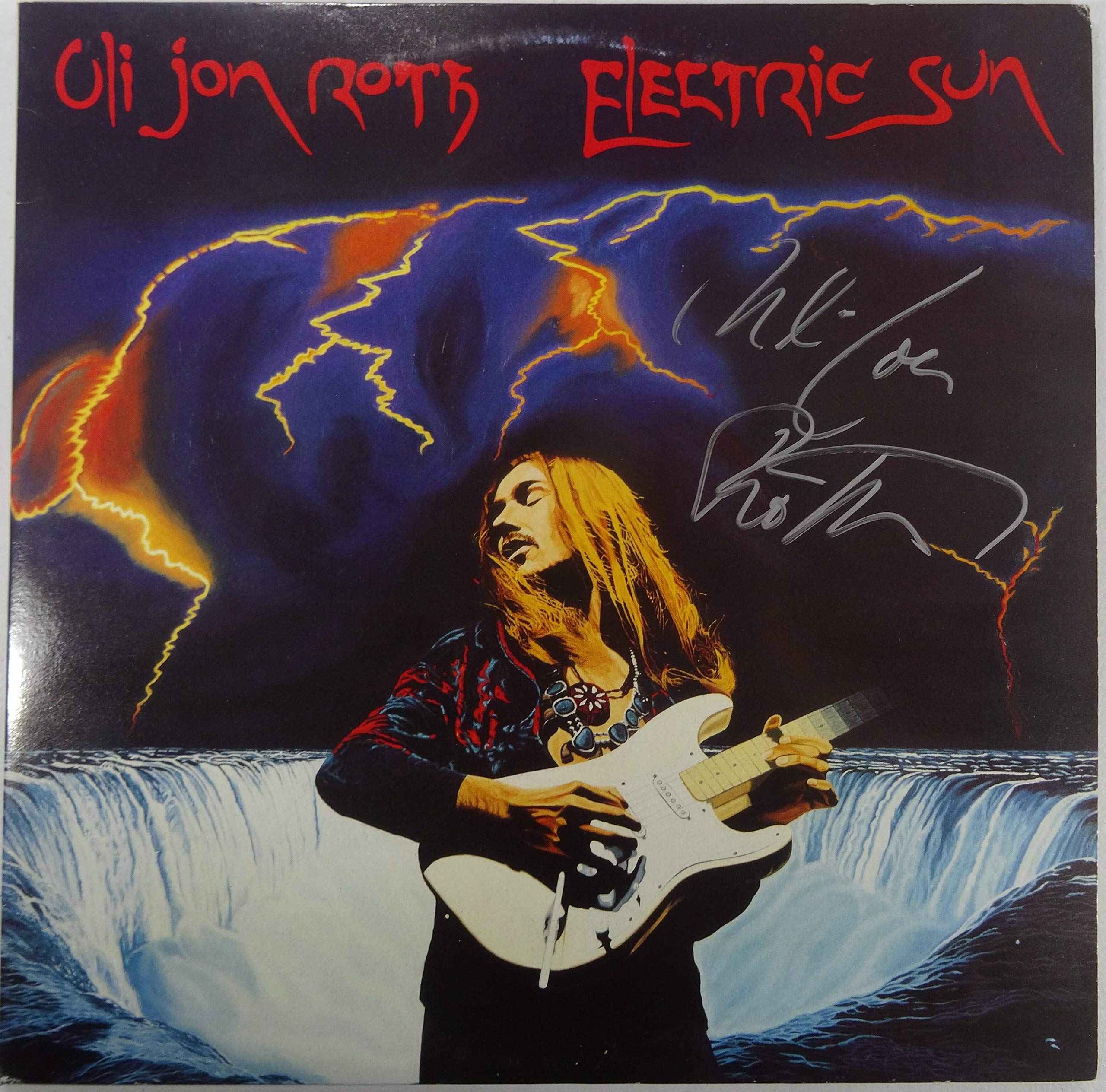 Amazon.com: Signed Uli Jon Roth Autographed Electric Sun 12