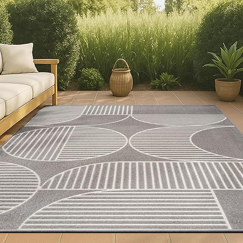 Miniatura 5 de JONATHAN Y Nordby - Alfombra de área para interiores y exteriores, 8 x 10 pulgadas, contemporánea, bohemia, de transición para dormitorio, cocina