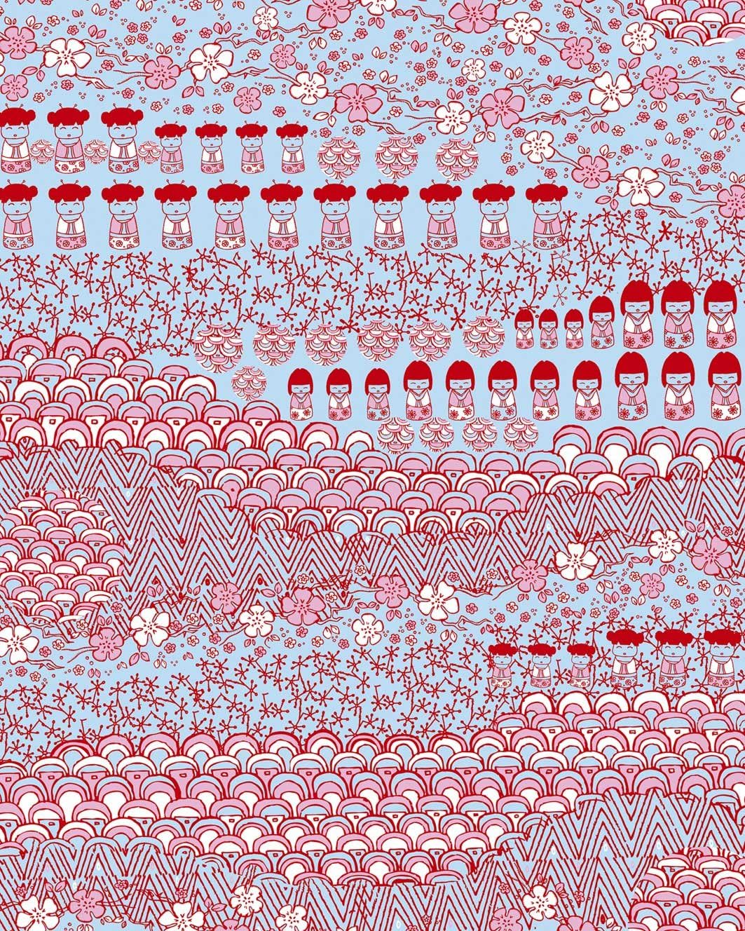 Claire Fontaine Decopatch Paper - JAPANESE DOLL