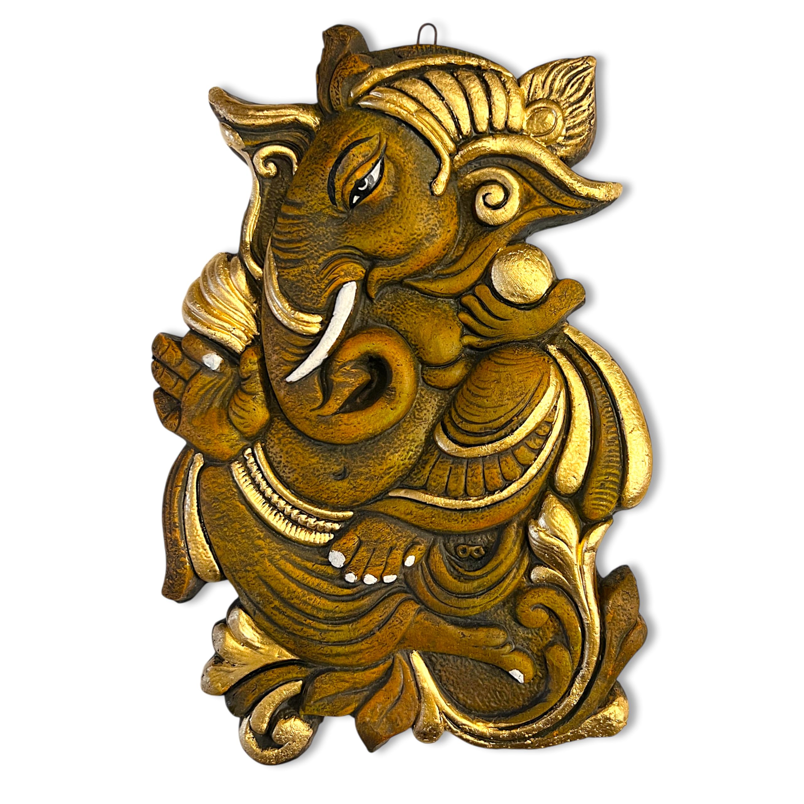 Shiv Parvati Terracotta Wall Hanging - Divine Home Decor -31