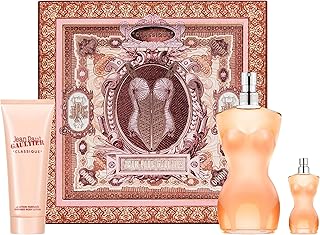 Jean Paul Gaultier Classique by Jean Paul Gaultier for Women 3 Piece Set Includes: 3.4 oz Eau de Toilette Spray + 2.5 oz Perfumed Body Lotion + 0.2 oz Eau de Toilette Spray
