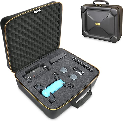 USA Gear Funda para drones  Funda de transporte para drones compatible con DJI Mini 3 Pro, 2, DJI Mavic Mini, DJI Mavic Air 2, DJI Remote y más