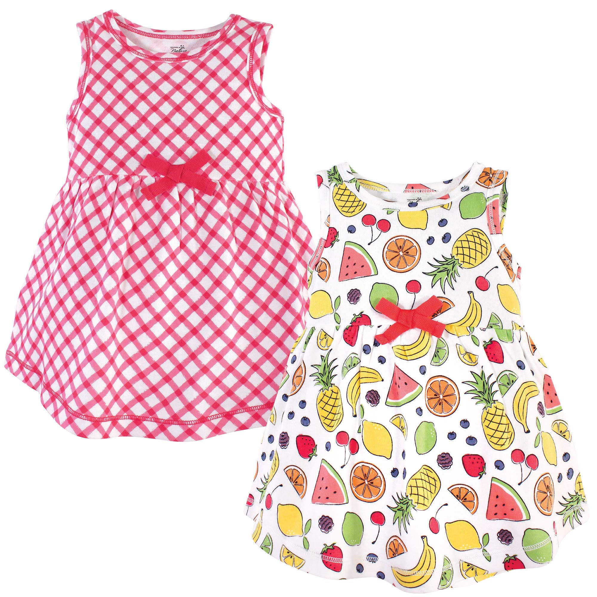 Touched by Nature Girls, Toddler, Baby and Womens Organic Cotton Short-Sleeve and Long-Sleeve Dresses