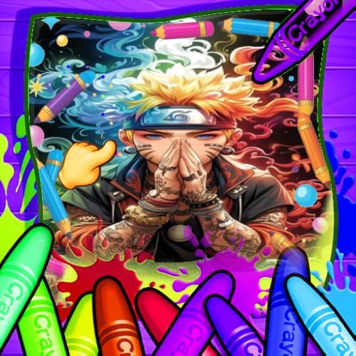 Anime for Adults Coloring Book: Detailed Scenes & Artistic Designs