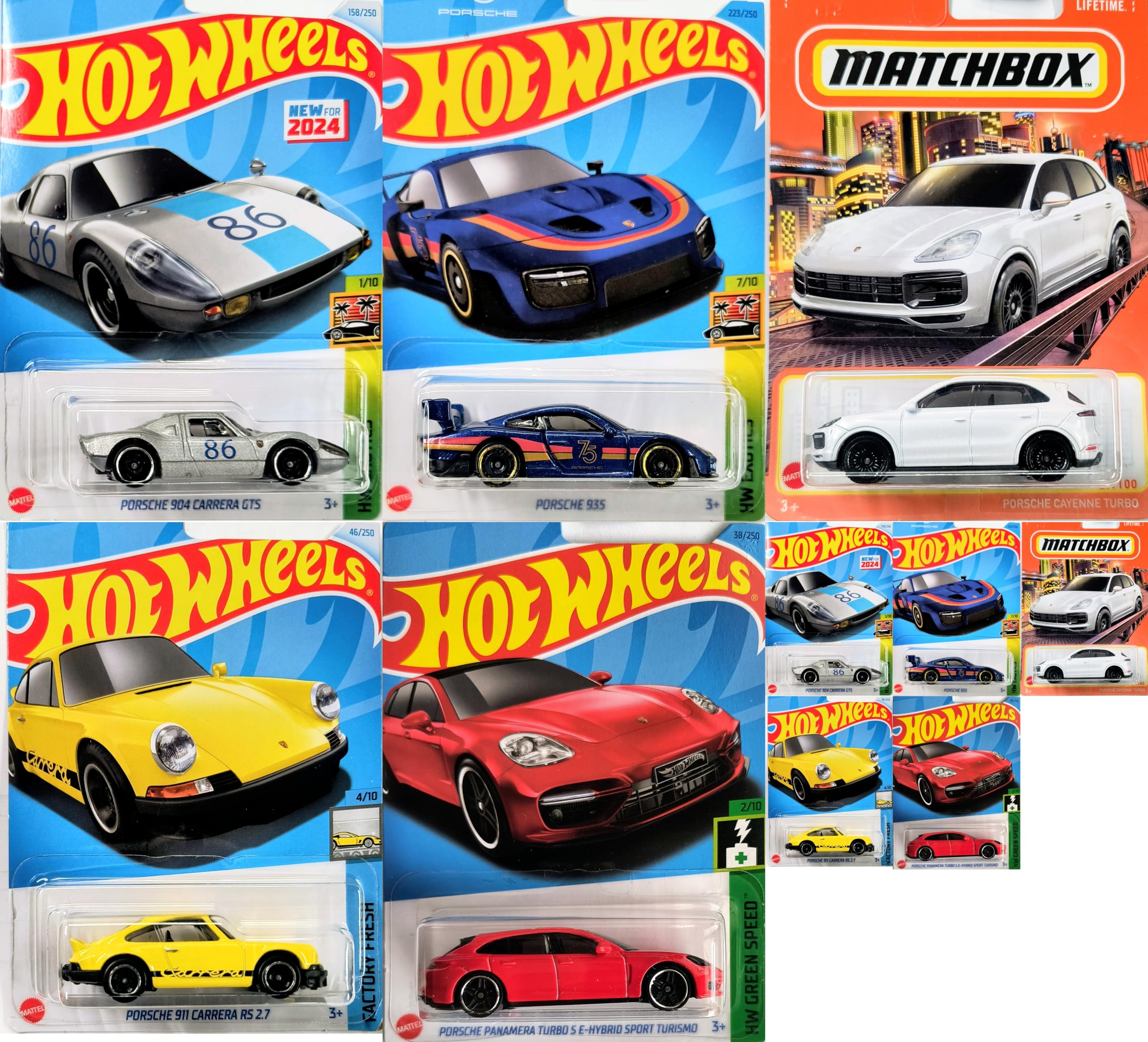 Amazon.com: Hot Wheels Matchbox Porsche Multi Car Bundle Set