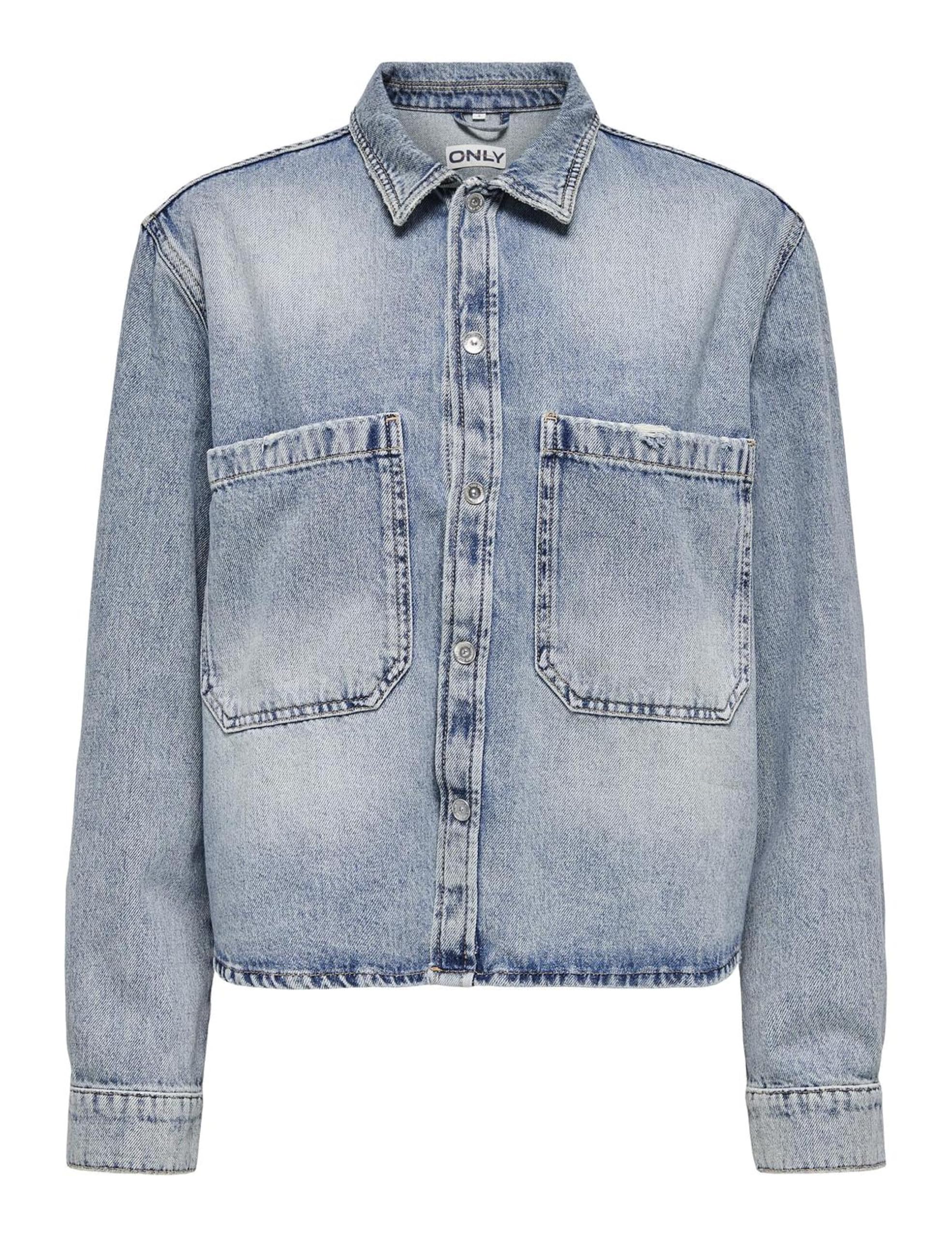 ONLY Denim Shirt ONLCASSIE Denim Shirt XS, Light Blue Denim, XS