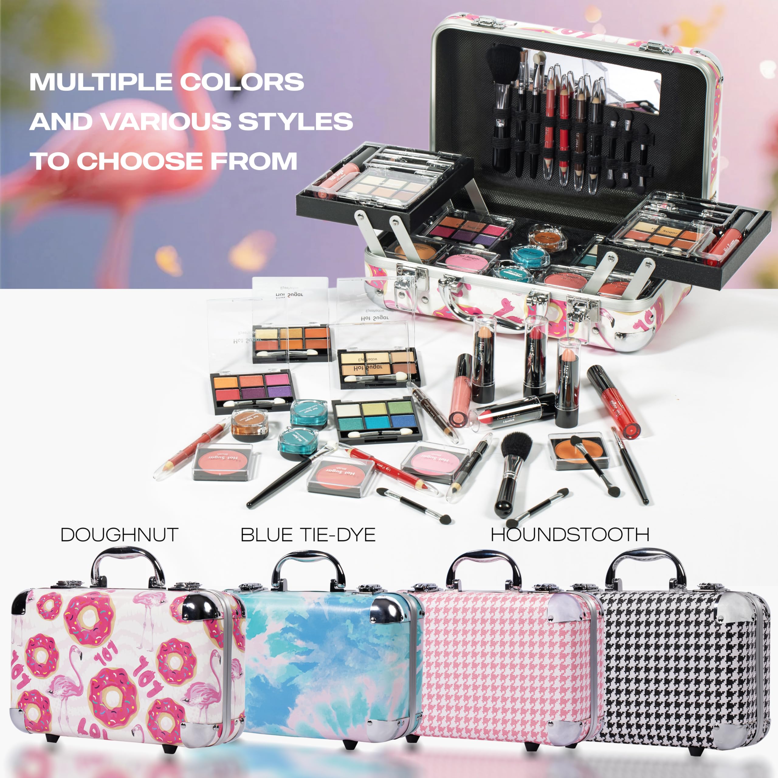 Hot Sugar All-in-One Makeup Set with Case and Applicators