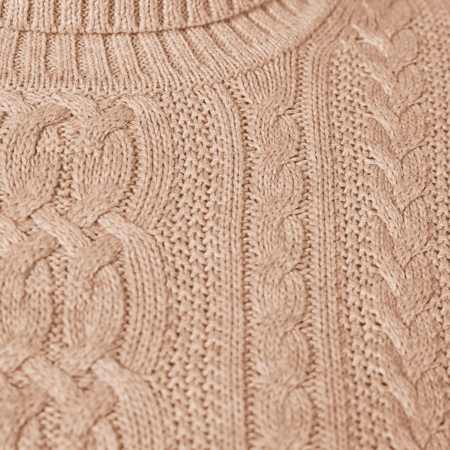 Amazon Essentials Women's Fisherman Cable Turtleneck Sweater (Available in Plus Size) - Image 7