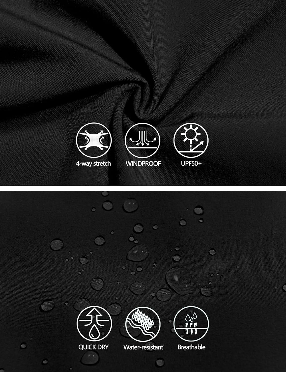 Little Donkey Andy Men’s Lightweight Breathable Windbreaker Golf Jacket UPF50+ Windproof Outdoor Running Coat - Image 6