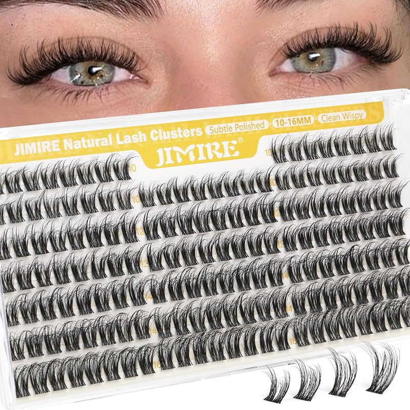 Cílios postiços em tufos JIMIRE Spider Lash CC Curly Breeze, 10–16 mm, 160 unidades