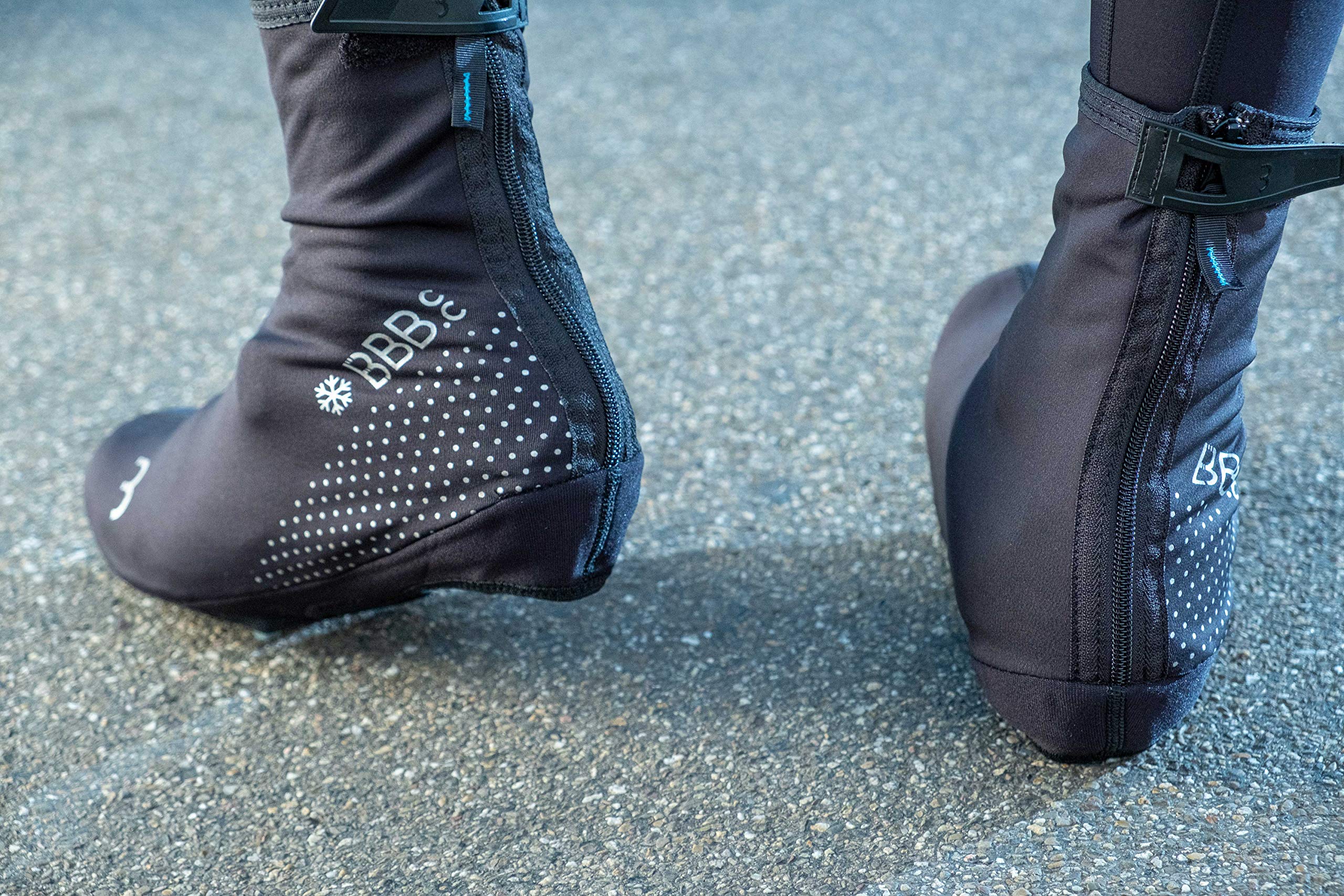 BBB Cycling Fahrrad Überschuhe für Herren und Damen, Warme Schuhüberzieher für Rennrad und MTB Kalteschutz Neopren Gaiter Thermo Windfest Radsport, Freeze BWS-21