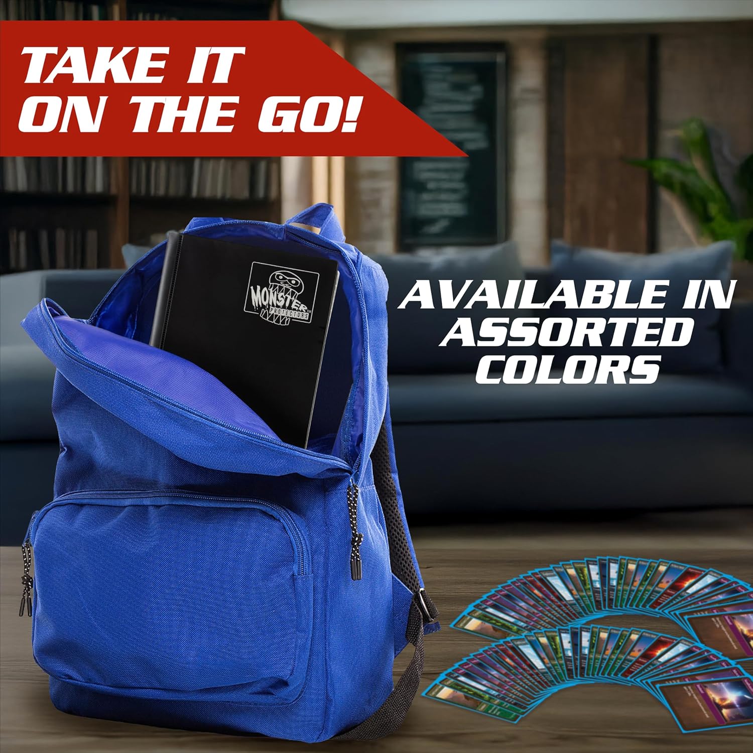 4 Pocket Trading Card Binder- Holofoil Green Album w Side Loading Pockets, AntiTheft Anti-Drop-TCG Collector Storage Organizer for 160 Cards-Compatible with Pokémon, Yu-Gi-Oh!, MTG Magic The Gathering