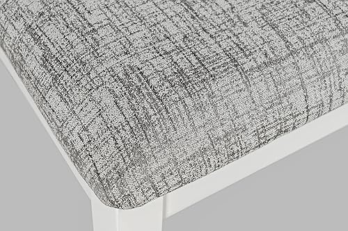 Miniatura 6 de Jofran Inc. Urban Icon Slotback Silla de comedor tapizada contemporánea (juego de 2)