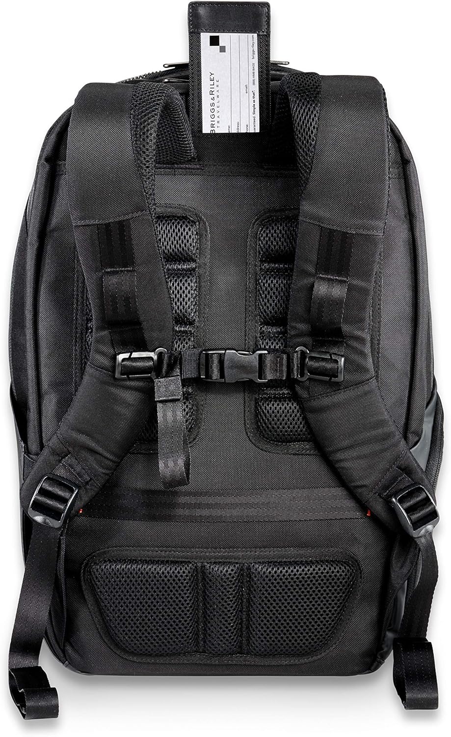 Briggs & Riley Cargo Backpack - Carry On Travel Backpack for Women & Men, Personal Item Bag, Self-Repairing Zippers, Padded Straps, Fits up to 15" Laptop - ZDX Collection, Black - Image 4