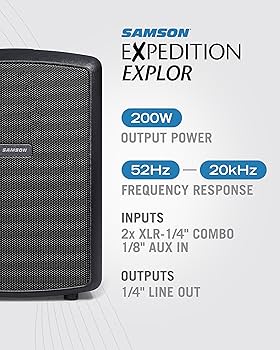 Amazon.com: Samson Expedition Explor Rechargeable PA System
