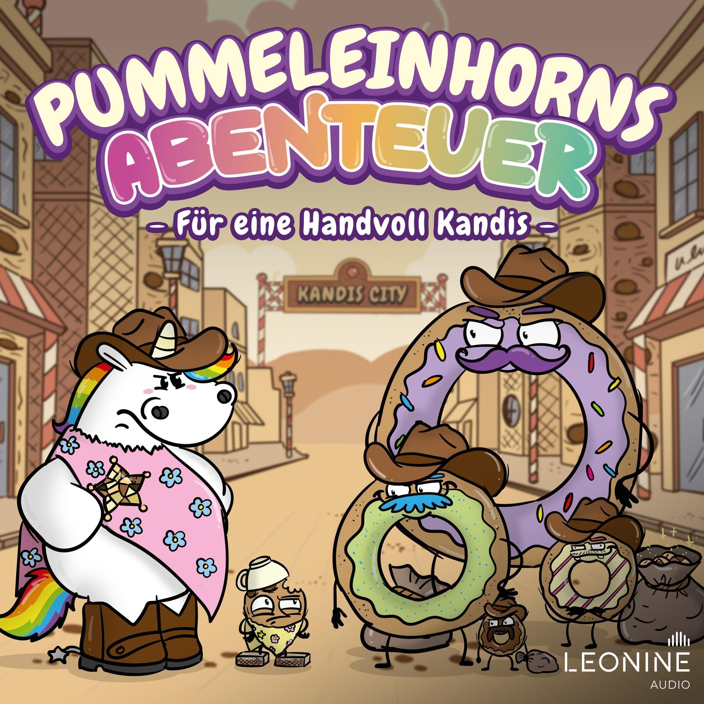Cover art for Pummeleinhorns Abenteuer - Für eine Handvoll Kandis