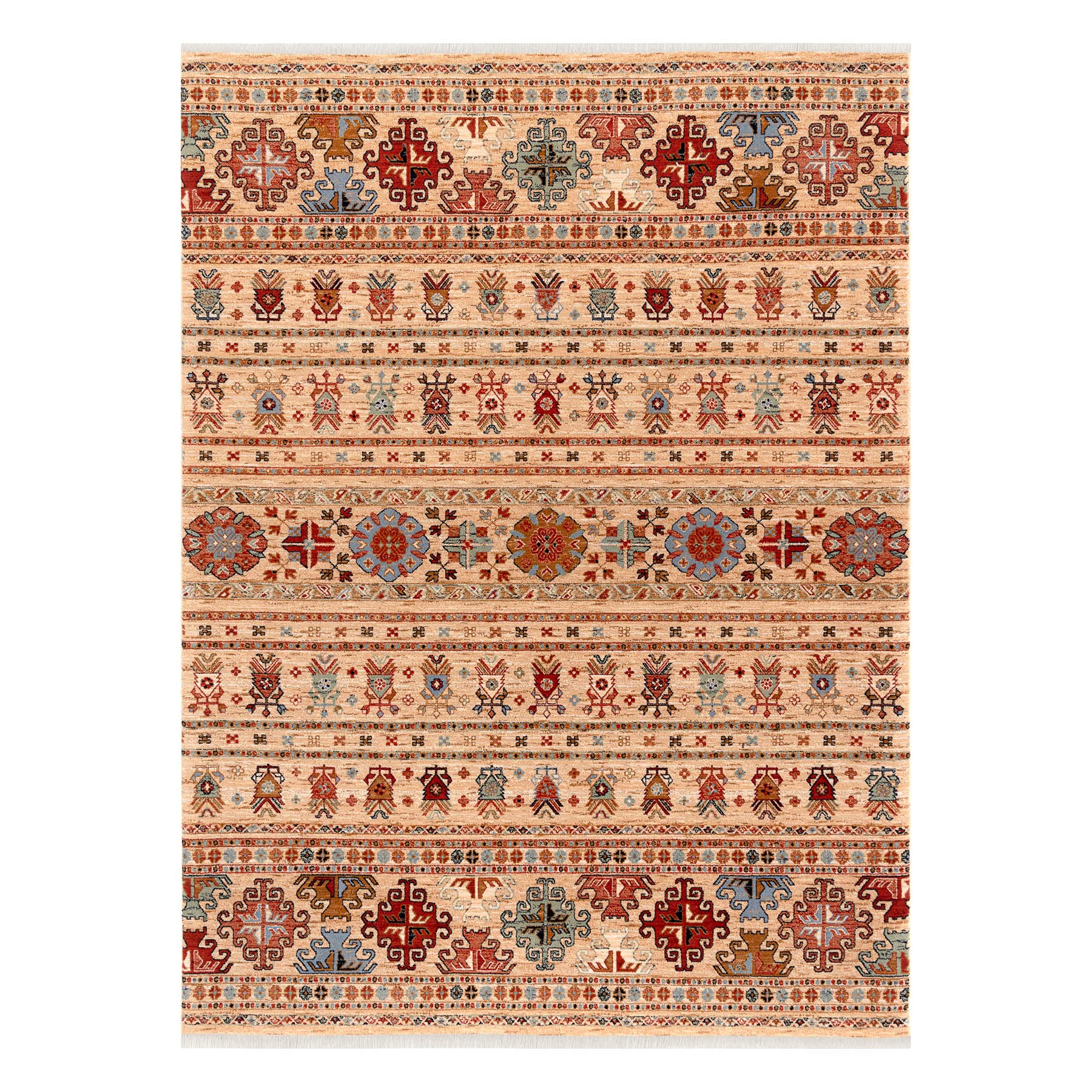 Dywan wełna KESHAN Franse, orientalny 7684/53555 beżowy/terakota 160 x 230 cm beżowy