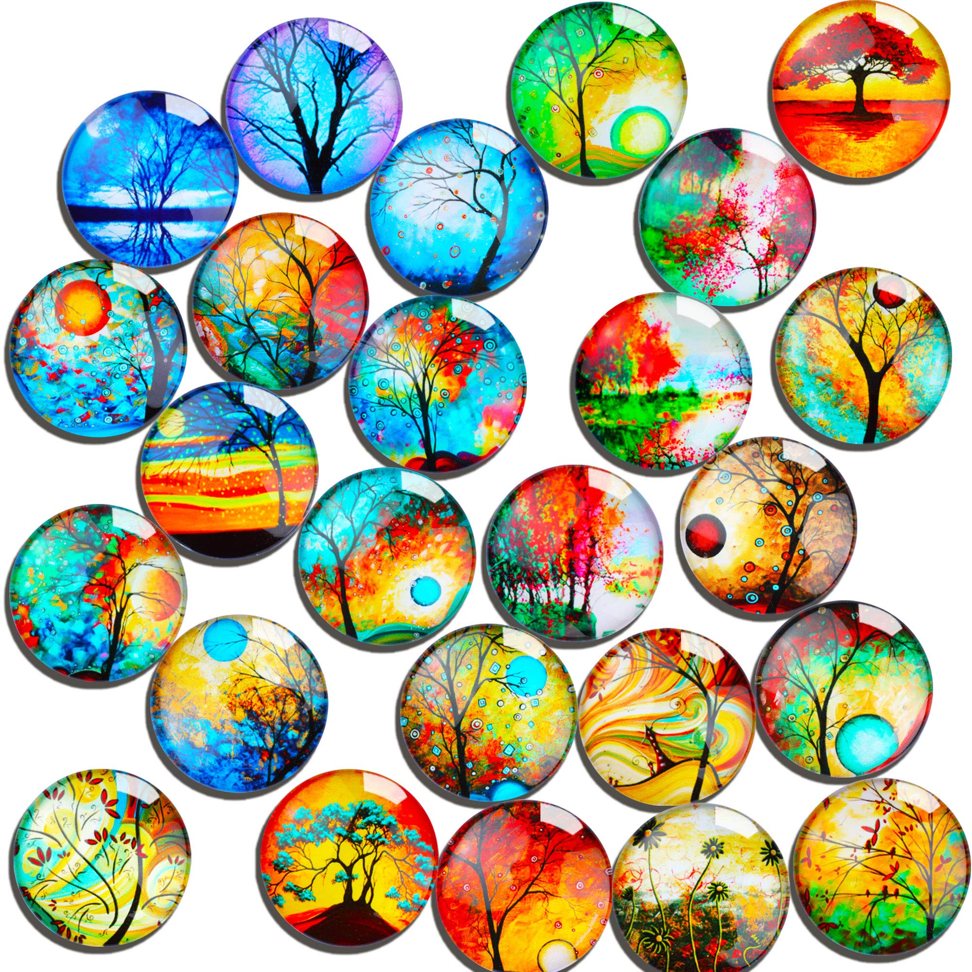 Buy SOSMAR24 Refrigerator Decorative 3D Glass Notice Board