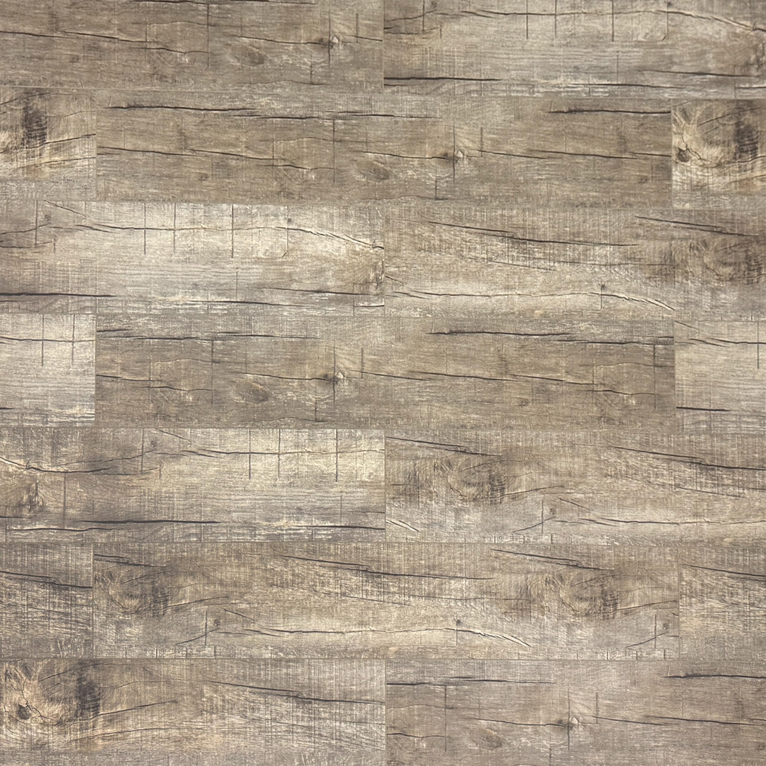 TRECOR Winylowe/LVT Klik designerska podłoga winylowa masywna 6,5 mm grubości z 0,5 mm warstwą użytkową z odgłosem kroków – wodoodporna – kupujesz 1 m² (podłoga winylowa | 1 m², dąb stary rustykalny Dark)