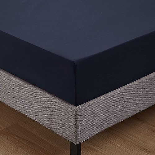 Miniatura 10 de Sweet Home Collection Sábana bajera ajustable de la colección Supreme 1500 Supreme con correas elásticas reforzadas en las esquinas, resistente a