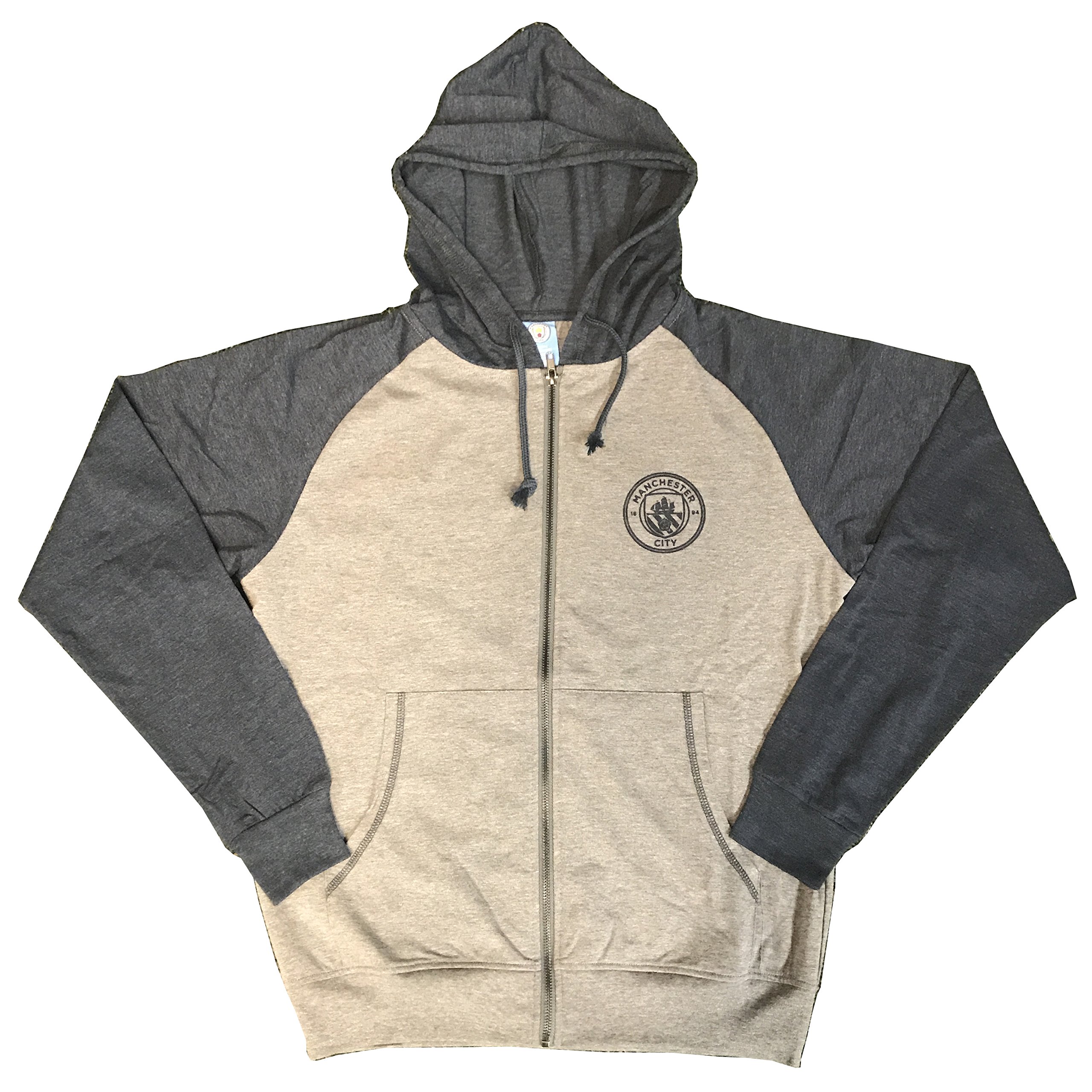 Icon Sports Manchester City Lightweight Pullover Hoodie (Medium)