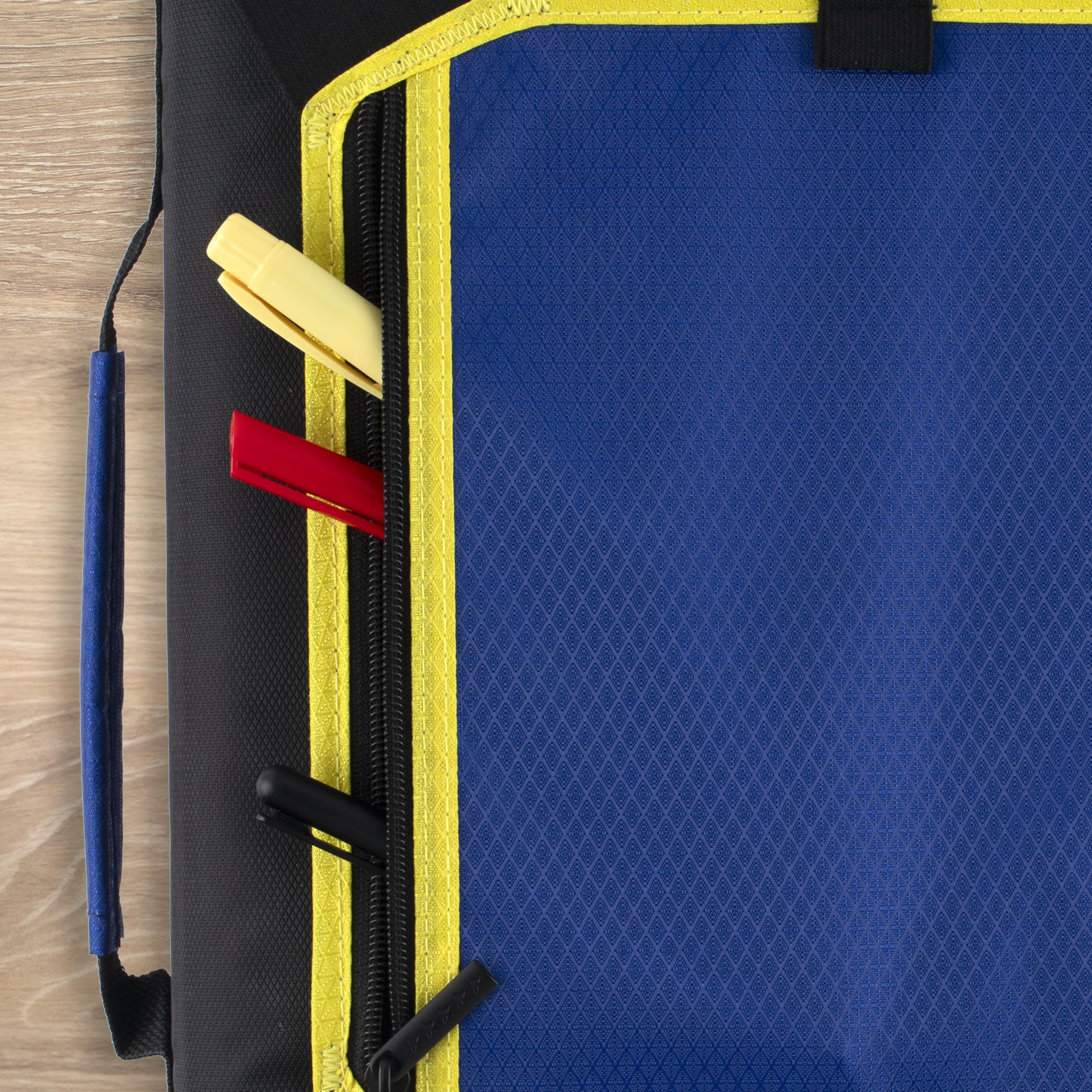 Five Star Carpeta con cremallera de 2 pulgadas para juntas tóricas con panel de expansión y carpeta de archivos expandible de 5 pestañas, capacidad de 580 hojas, explosión cósmica (290520M)