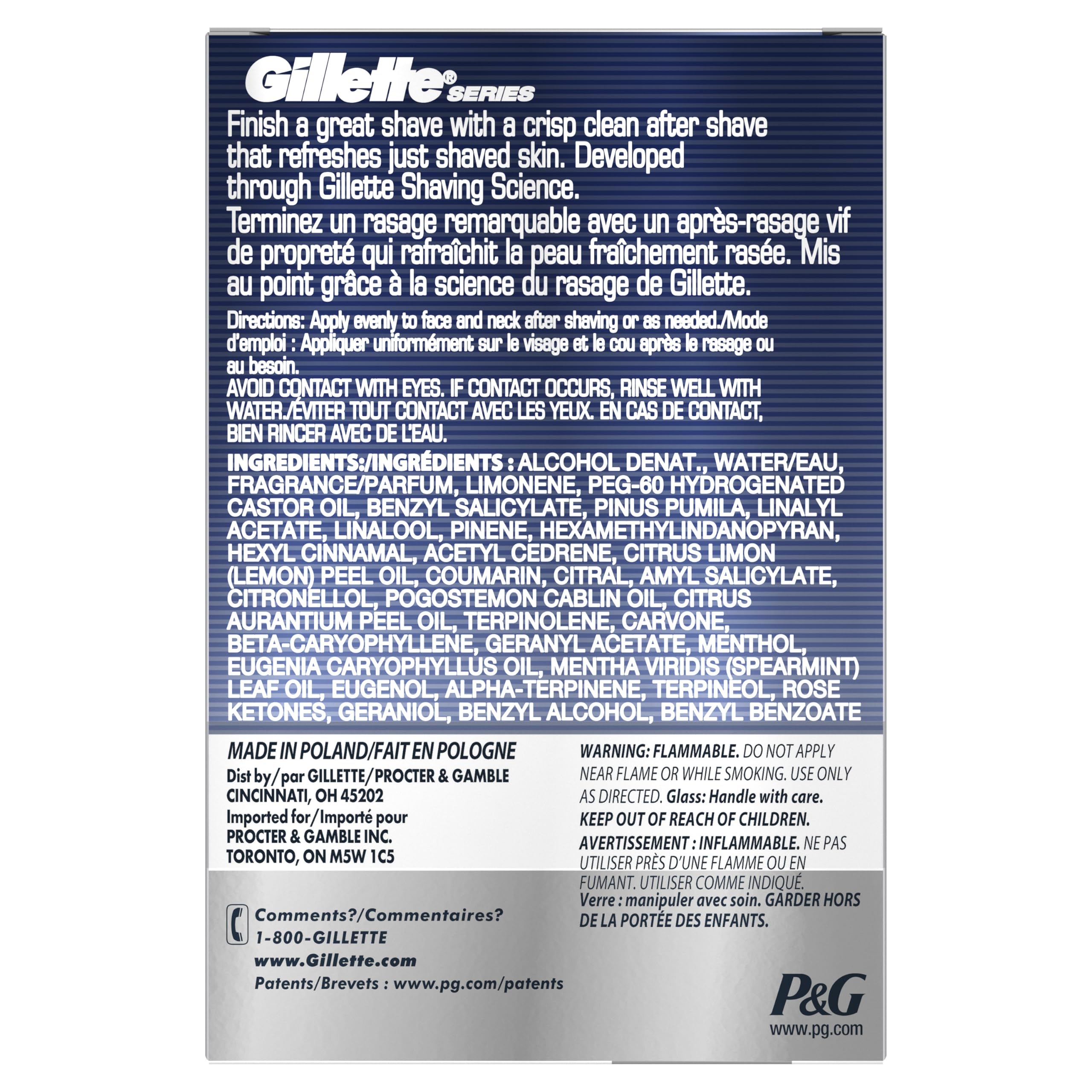 Gillette Cool Wave After Shave - Refreshing Men's Aftershave -8