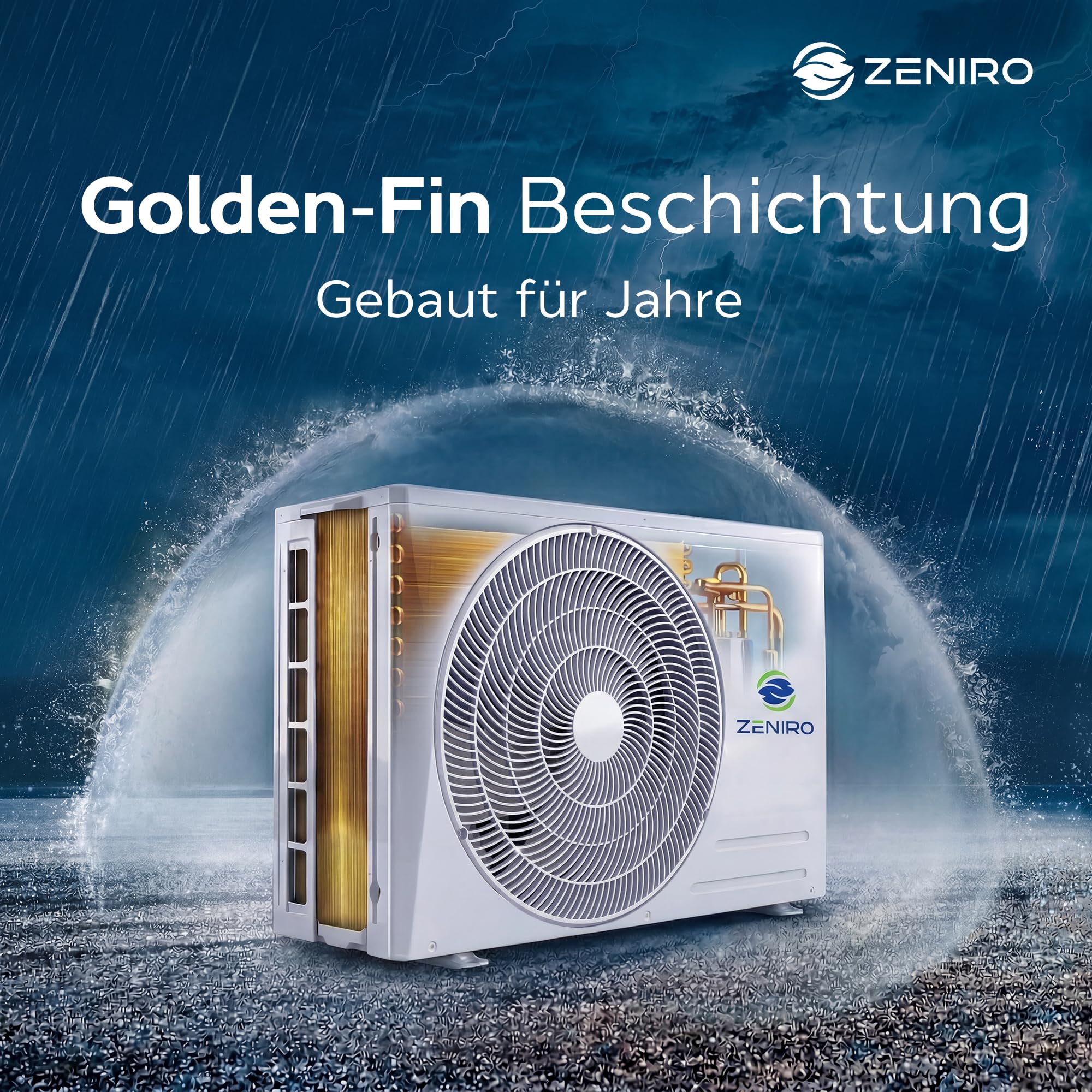 Klimaanlage Split Klimagerät 12000 BTU 3,5kW A++ Ionisator WiFi App-Steuerung 4D AirFlow Selbstreinigung R32