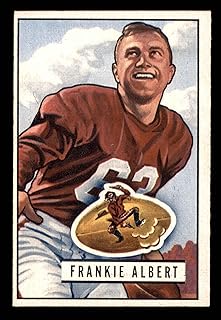 1951 Bowman # 103 Frankie Albert San Francisco 49ers (Football Card) EX 49ers Stanford