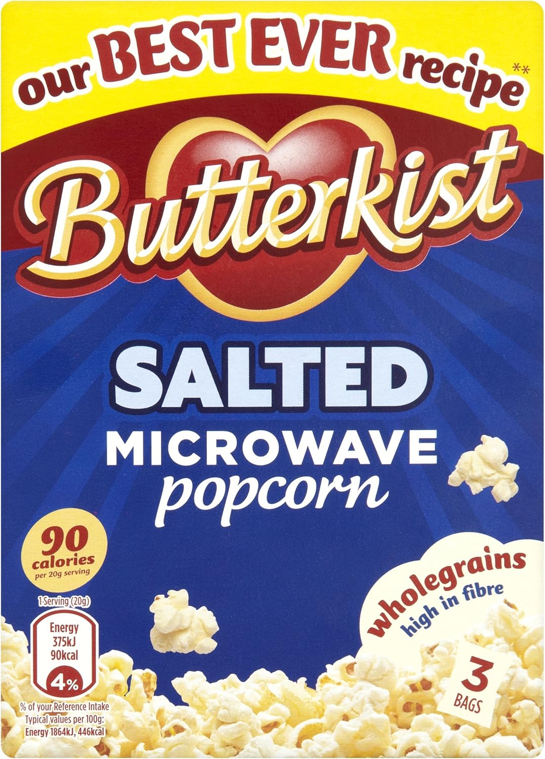 Butterkist Microwave Popcorn Salt 210g Amazon.ca Grocery & Gourmet Food