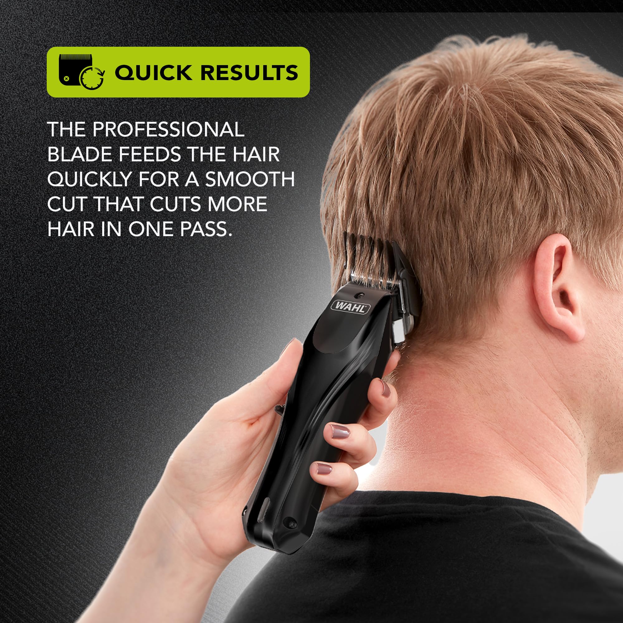 WAHL Rapid Clip Maszynka do Włosów dla Mężczyzn Ładowanie USB Usuwanie Włosów z Uszu Nosa Dźwignia Regulacji Akumulator Litowo-Jonowy Ergonomiczny Uchwyt