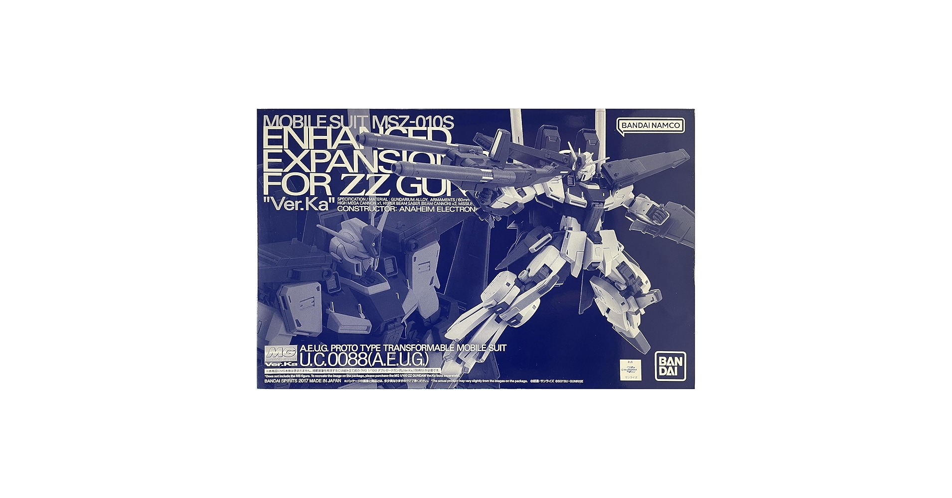 Amazon.com: BANDAI MG 1/100 Double Zeta Gundam Ver. Ka