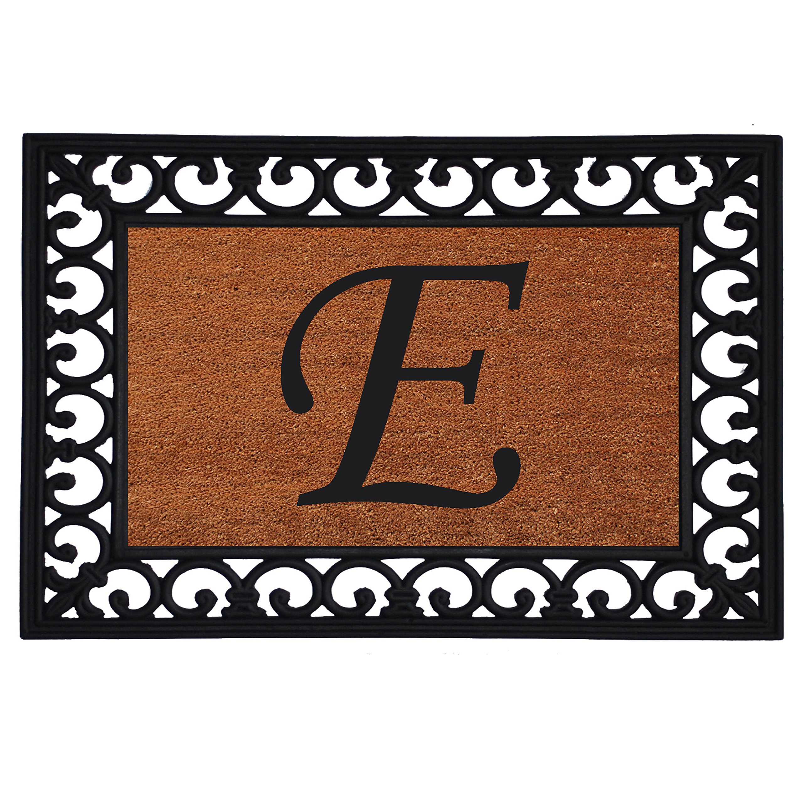 Calloway Mills 180041925E Monogram Insert Doormat 19" x 25" (Letter E)