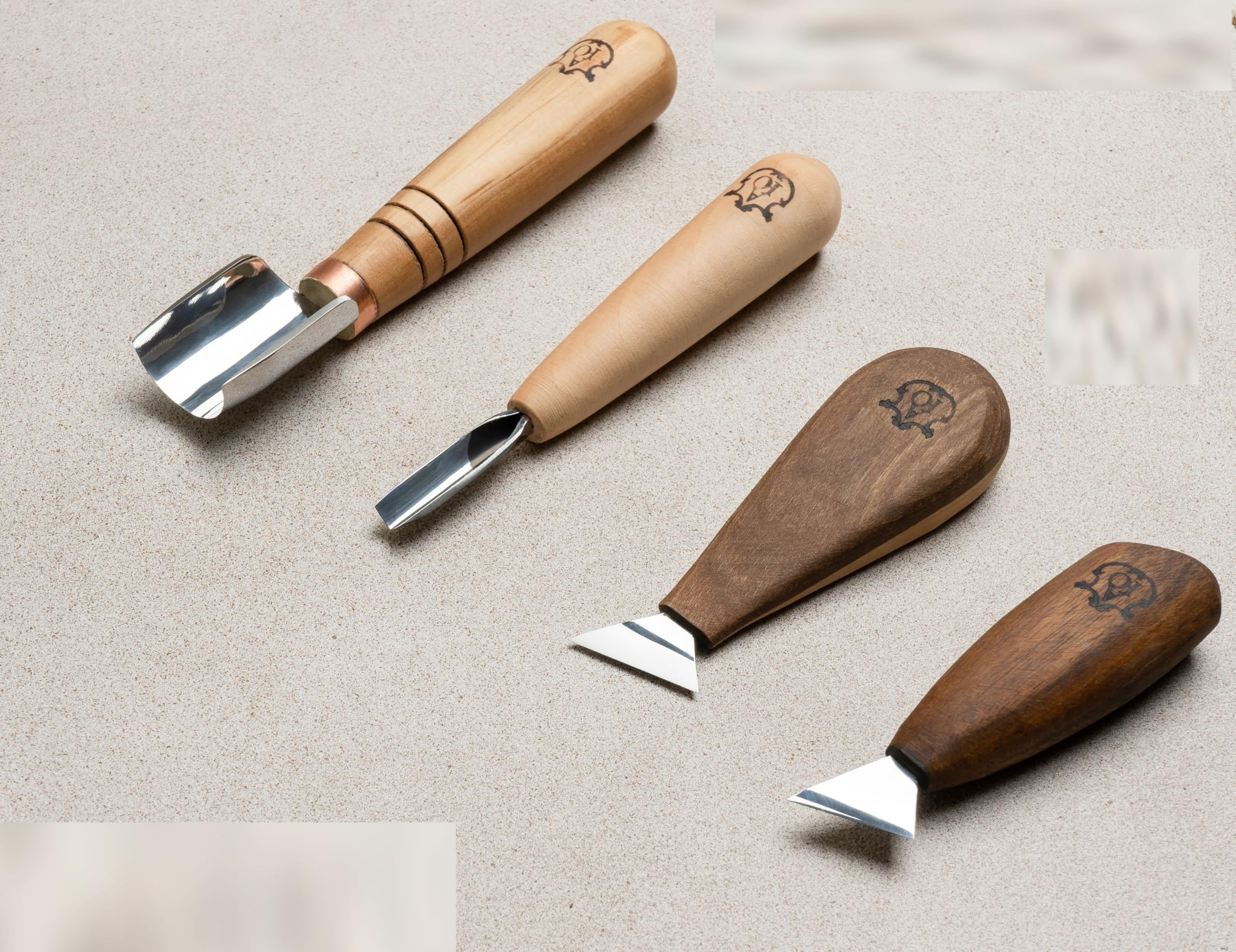 STRYI Chip carving set for experienced carvers as well as new to the hobby. Short tools from Master carver Adolf Yurev (AY)