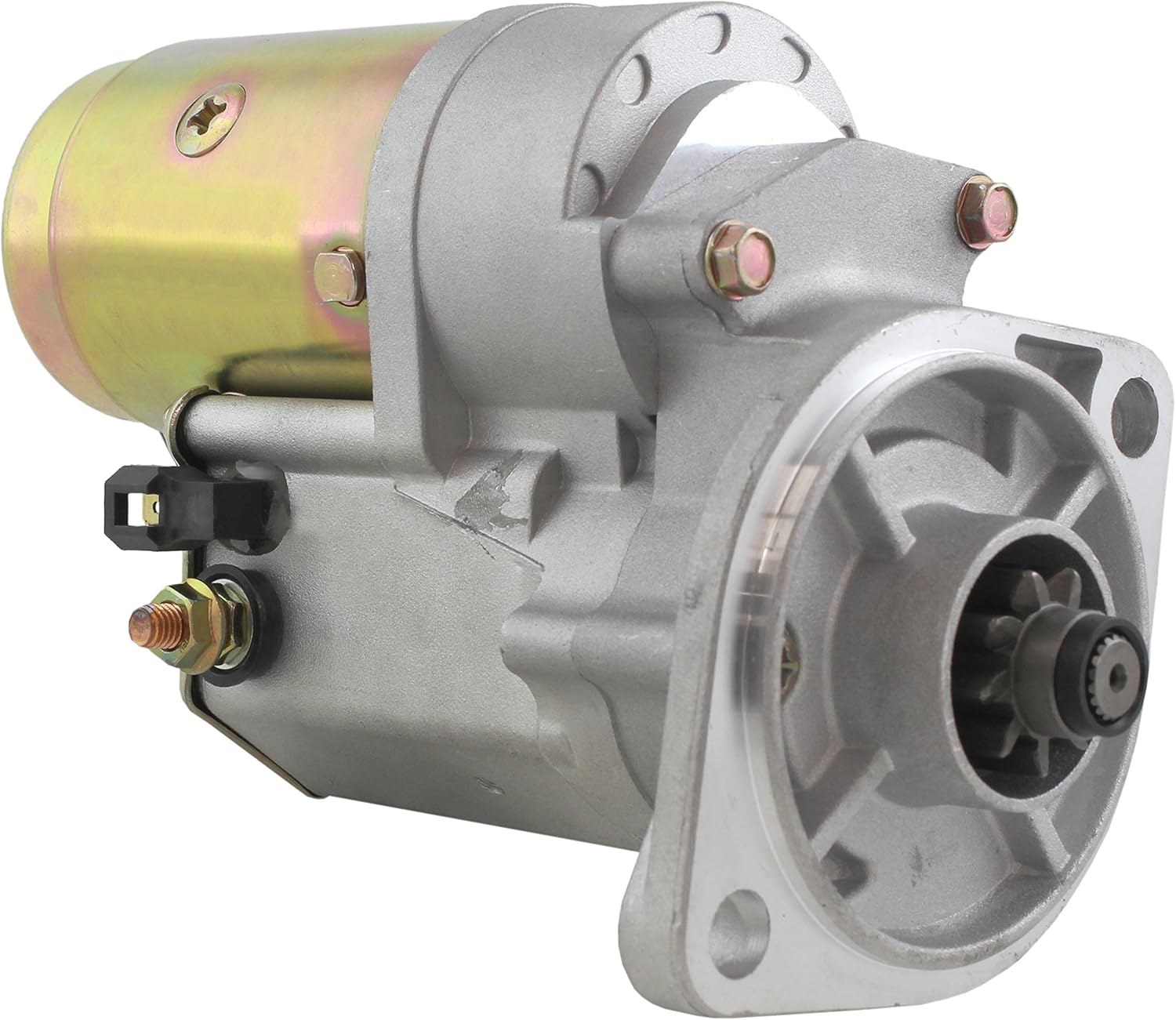 New USA! Made Starter Compatible with John Deere Excavator 27C/35C/50C ZTS Hitachi Excavator EX40U/EX50U Replaces 228000-3850 228000-3851 228000-3852 8-97112-865-0 8-97112-865-1 8-97112-865-2