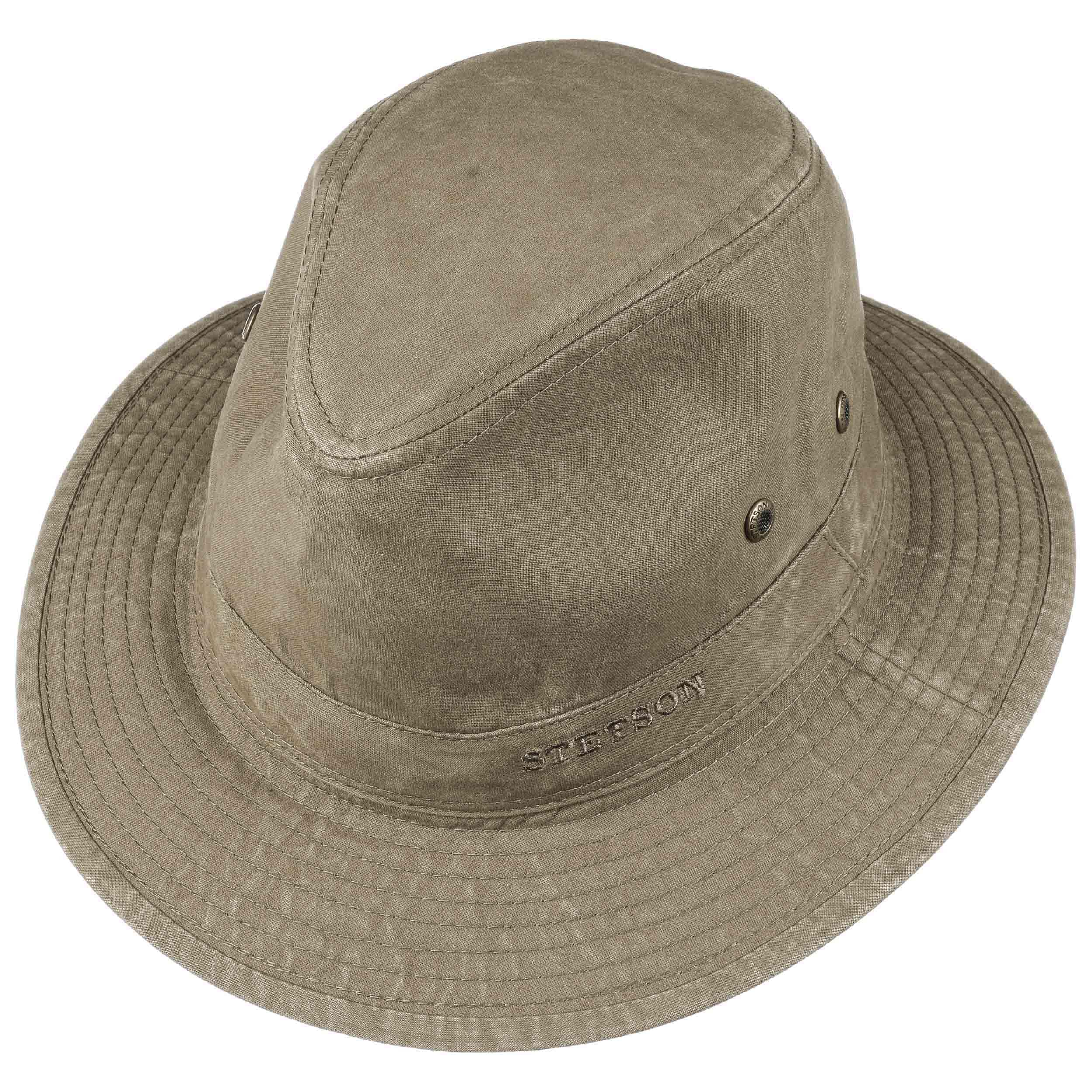 Stetson Organic Cotton Traveller Hut Stoffhut UV-Schutz 40 Herren Frühling Sommer