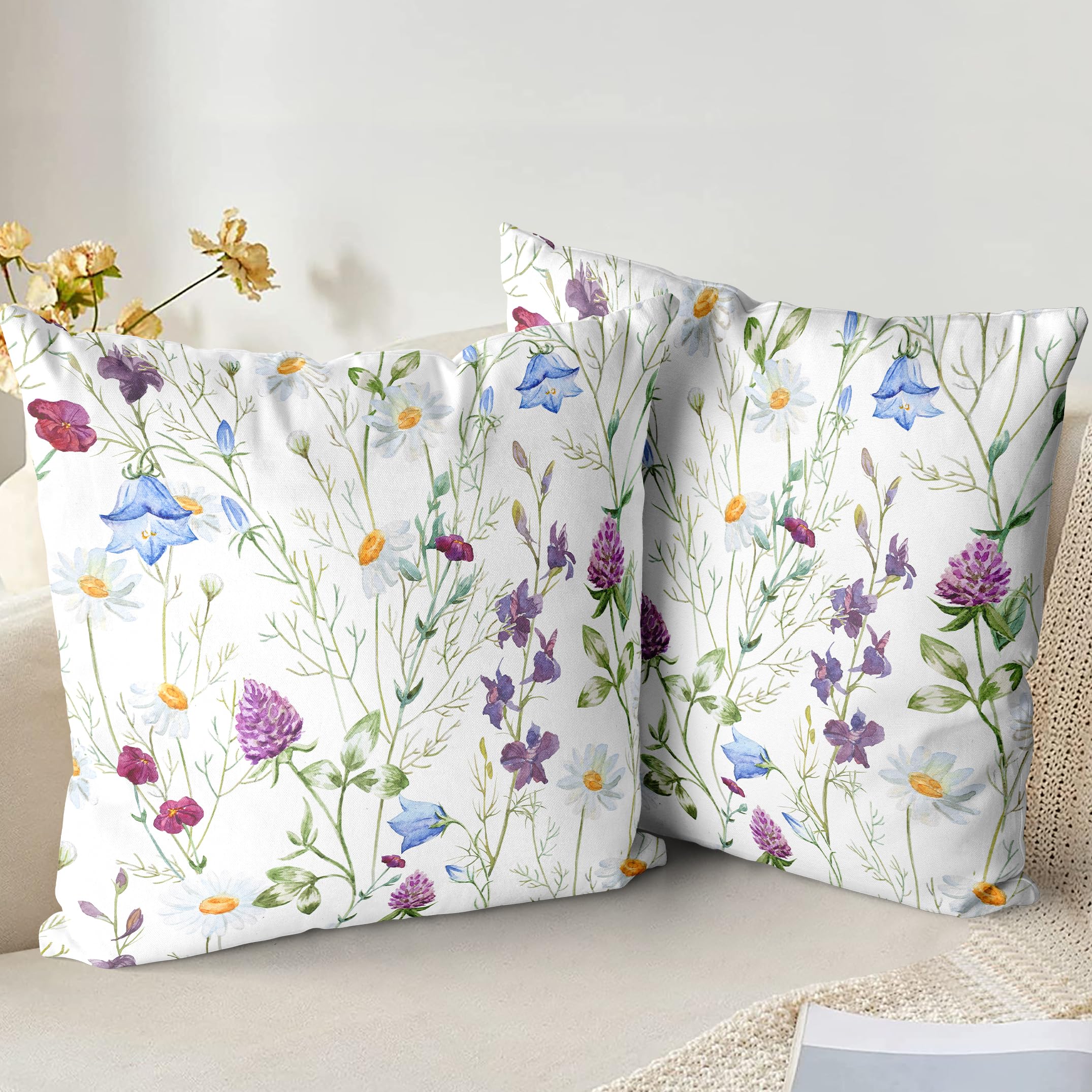 XPHZZL Cushion Covers Set of 2 Pack 45 x 45 cm