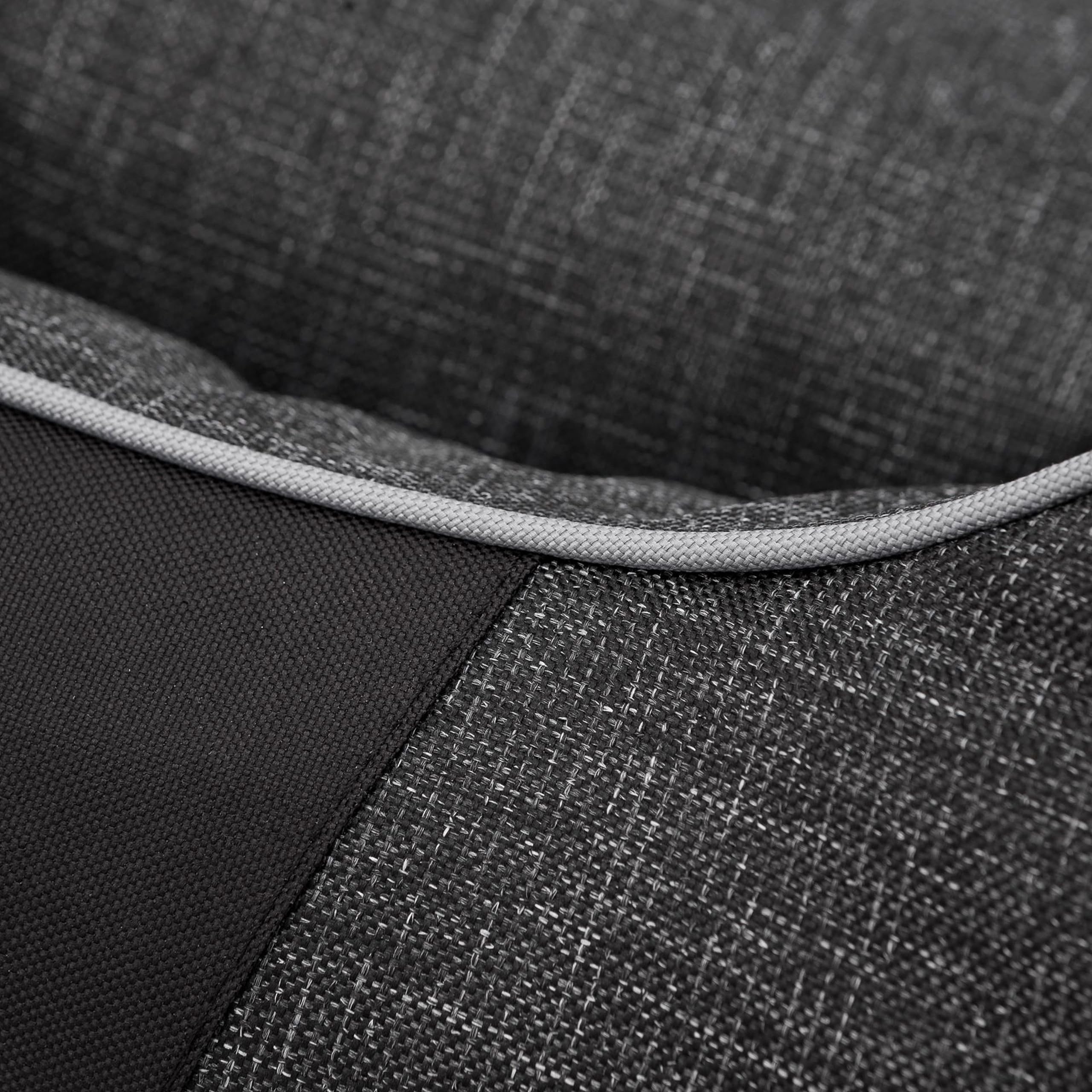 Cuccia per animali domestici, cuscino per cani, lettino, cuscino per cani, letto per cani, letto per cani, letto per animali domestici, materasso XL – 65 x 50 cm, colore nero ecologico