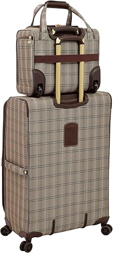 Vista 3 de LONDON FOG Brentwood II - Juego de 4 piezas con bolsa de asiento capuchino Capuccino London Fog Brentwood II - Juego de 4 piezas con bolsa debajo