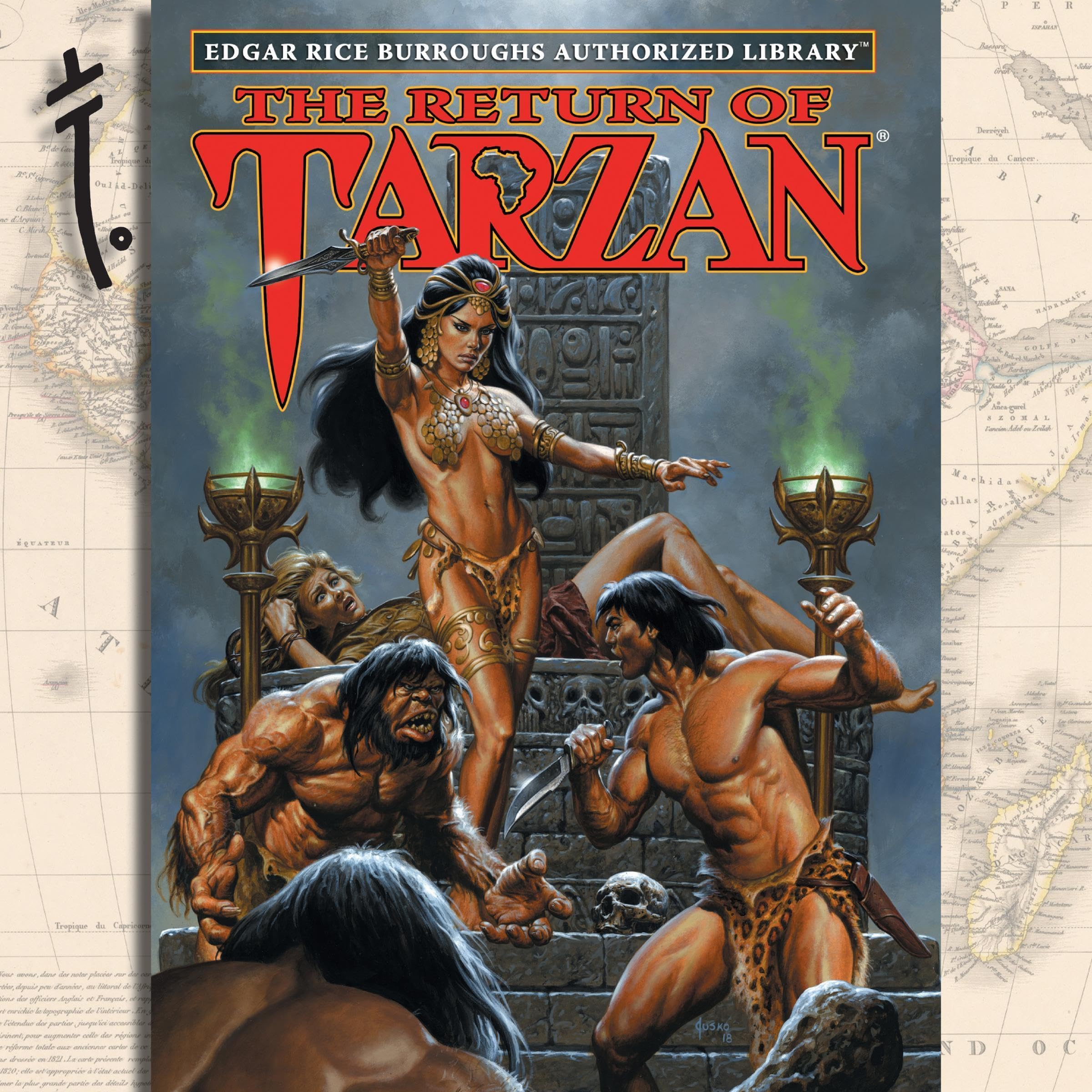 Cover art for The Return of Tarzan