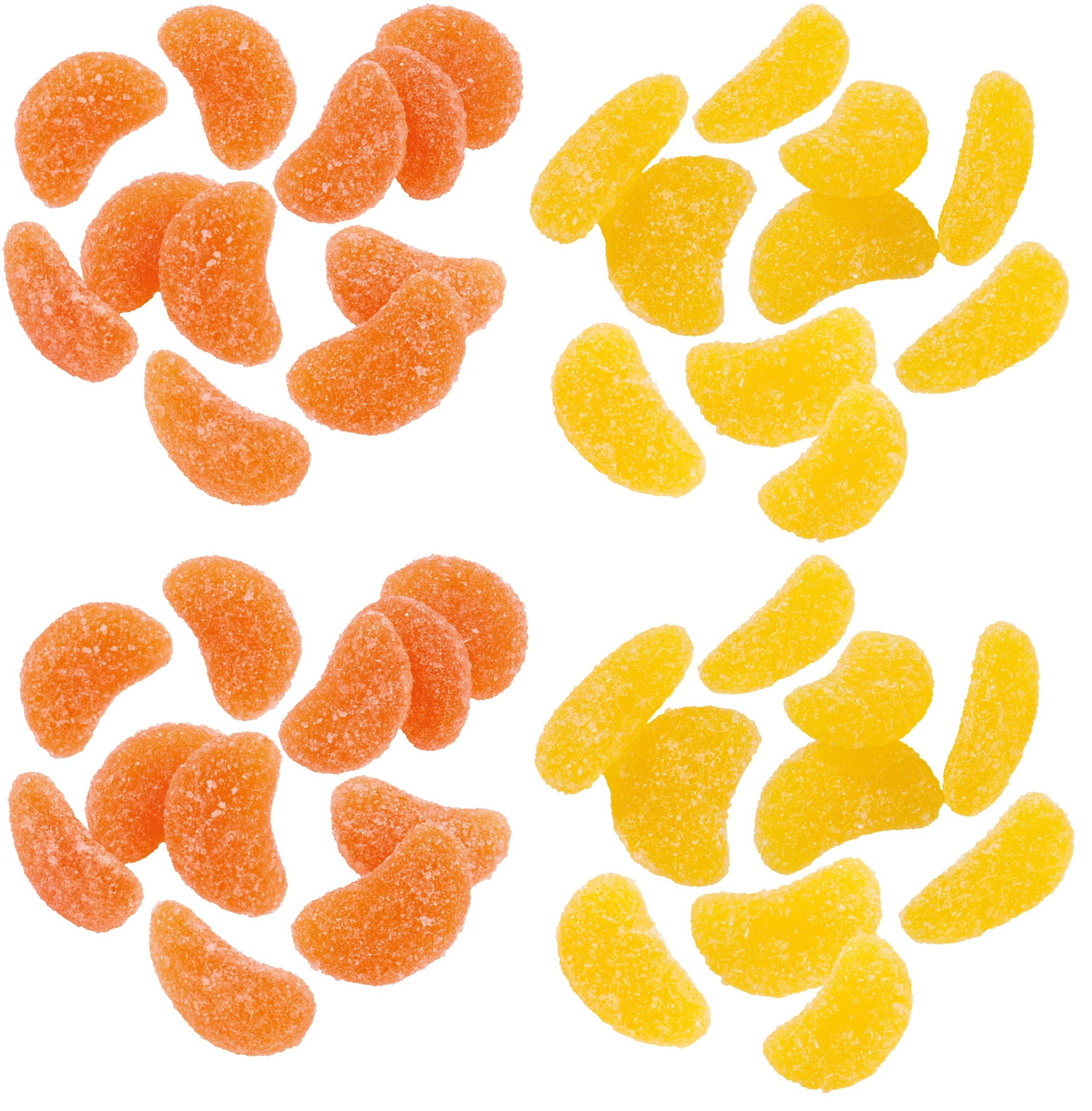 ORANGE & LEMON Jelly slices cake toppers x100g