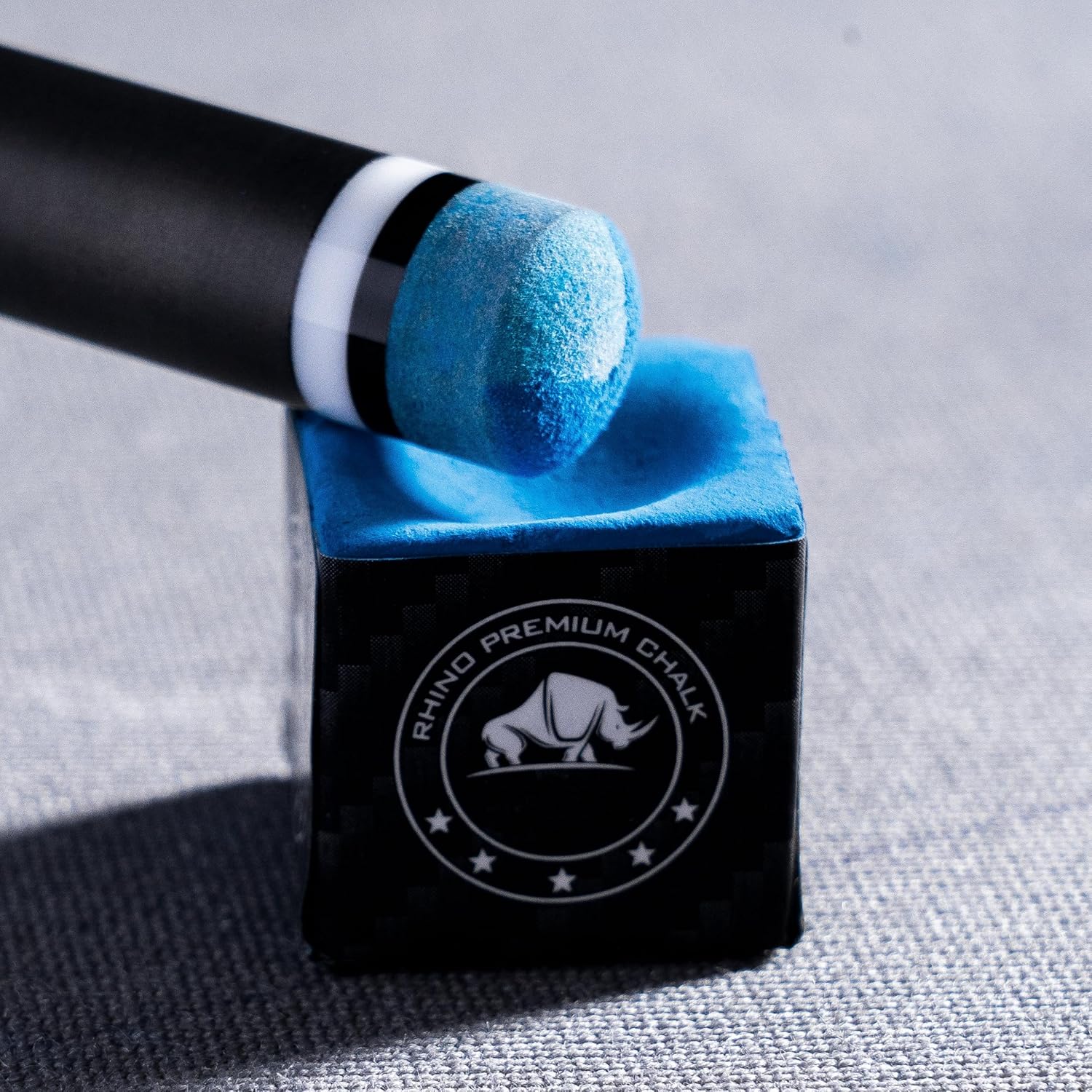 RHINO TIME Crystal Pool Billiard Cue Tip - 14mm/ Blue/Hardness TIME 1(Super Soft), TIME 2(Soft), TIME 3(Medium), TIME 4(Medium Hard),TIME 5 (Hard)