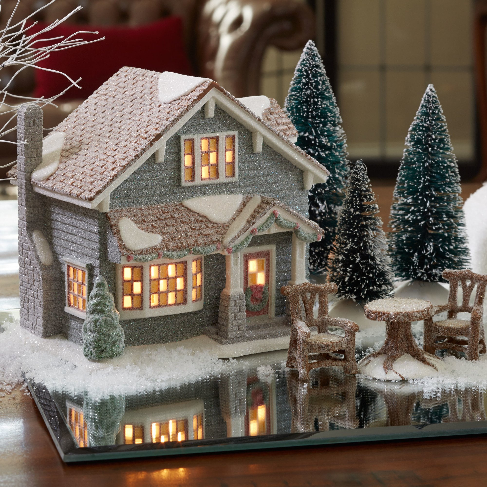 Amazon.com: Department 56 First Frost Powderhorn House Christmas